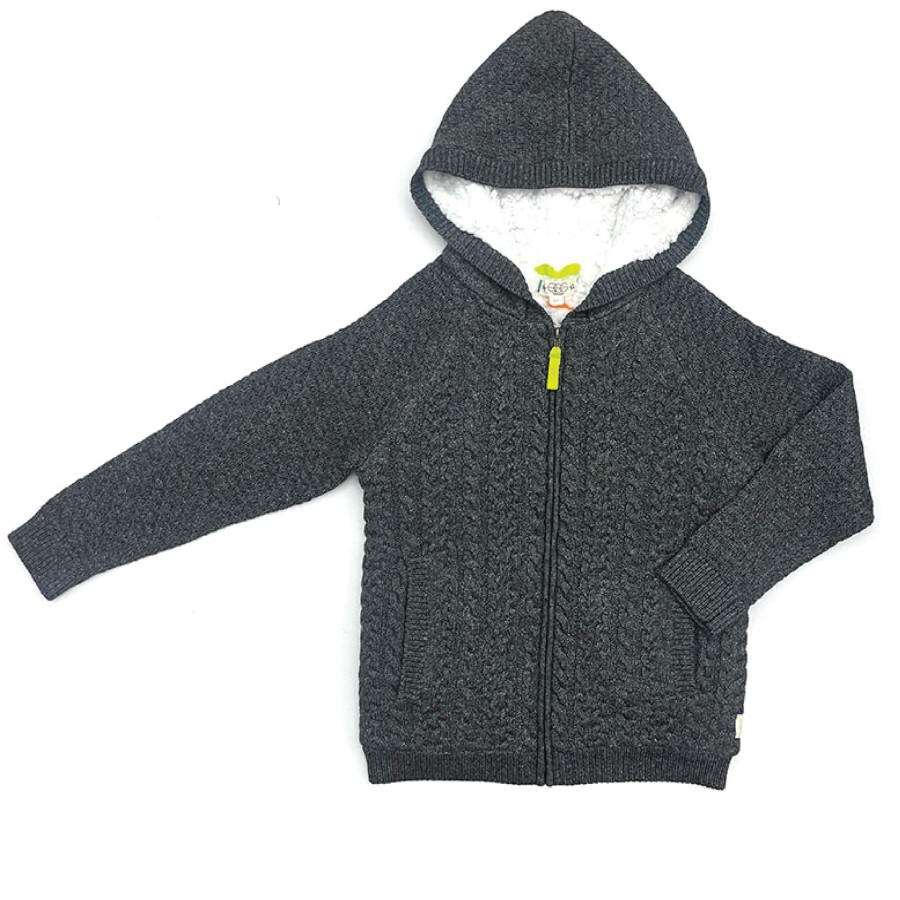 Boys EGG New York Tops | Nate Hoodie Grey