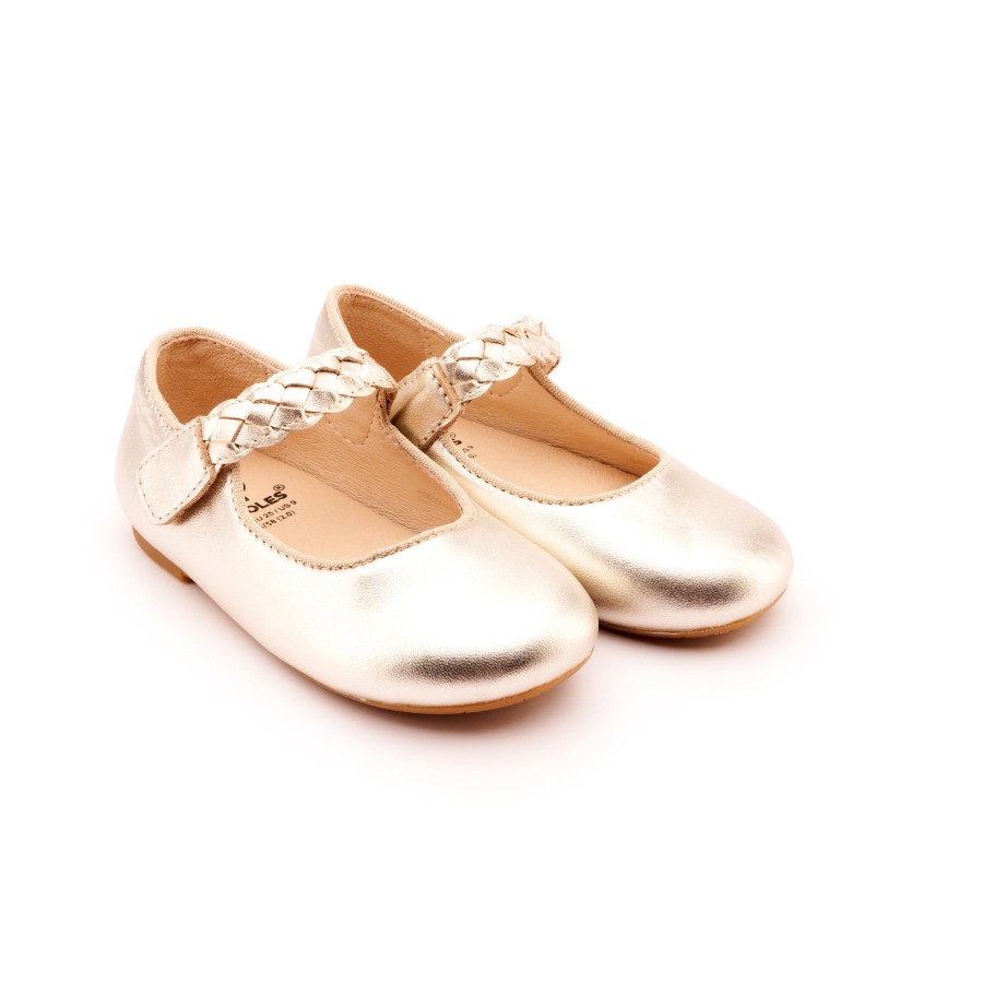 Girls EGG New York | Old Soles Lady Plat Shoes Gold