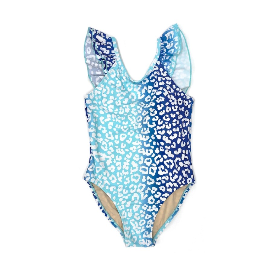 Girls EGG New York Swimwear | Estella One Piece Aqua Print