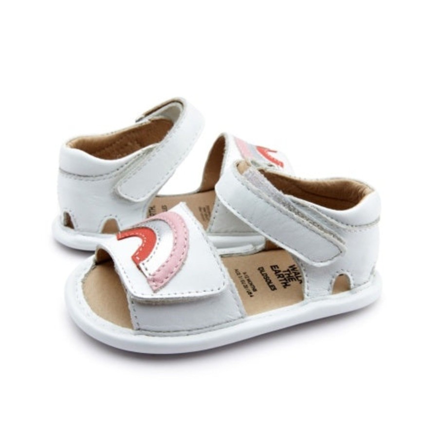 Girls EGG New York | Old Soles Rainbow Bambini Sandal White