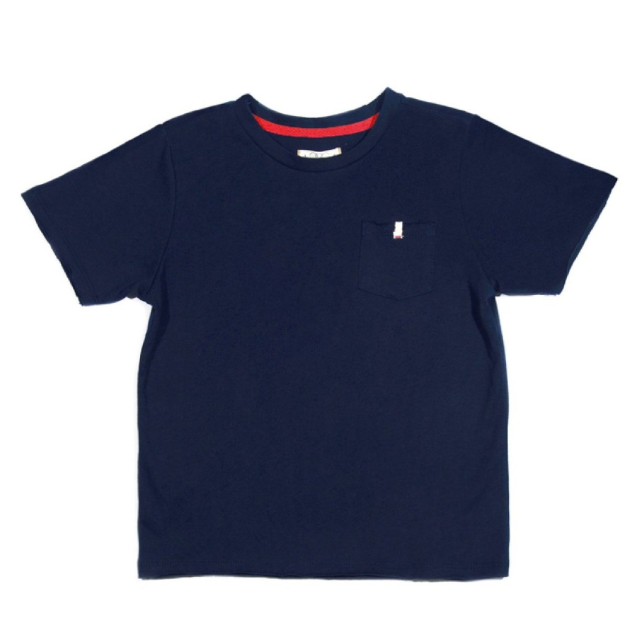 Boys EGG New York Tops | Classic Vincent Tee Navy