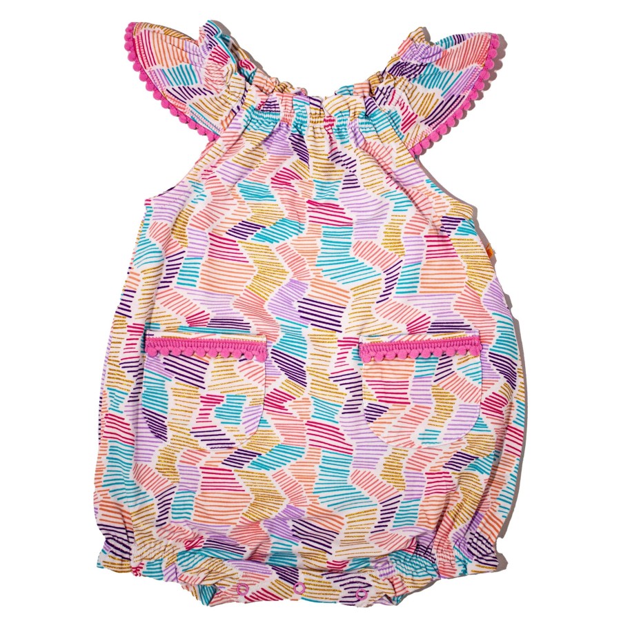 Baby EGG New York Baby Rompers | Zig Zag Kiera Romper Multi