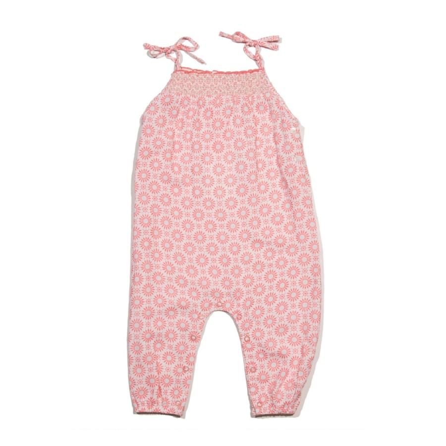 Baby EGG New York Baby Rompers | Soliel Romper Coral