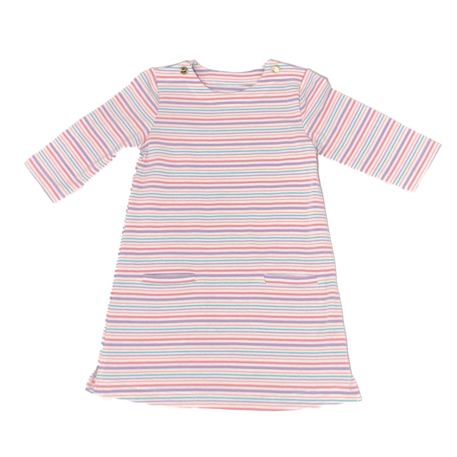 Girls EGG New York Dresses + Rompers | Striped Elsie Dress Multi