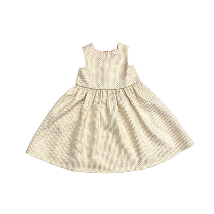 Girls EGG New York Dresses + Rompers | Esmeralda Dress Gold