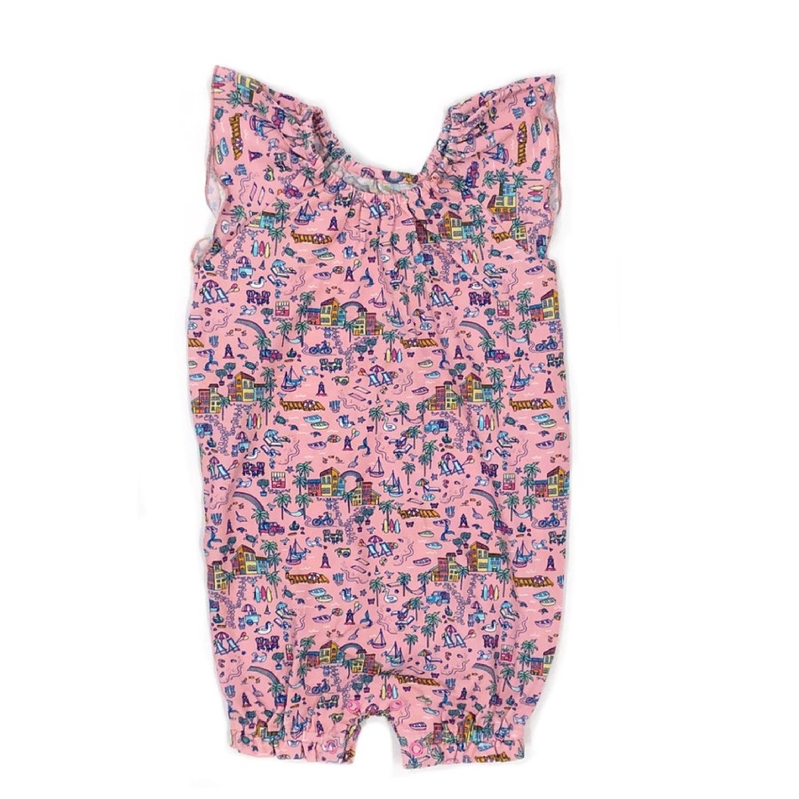 Baby EGG New York Baby Rompers | Fifi Romper Pink