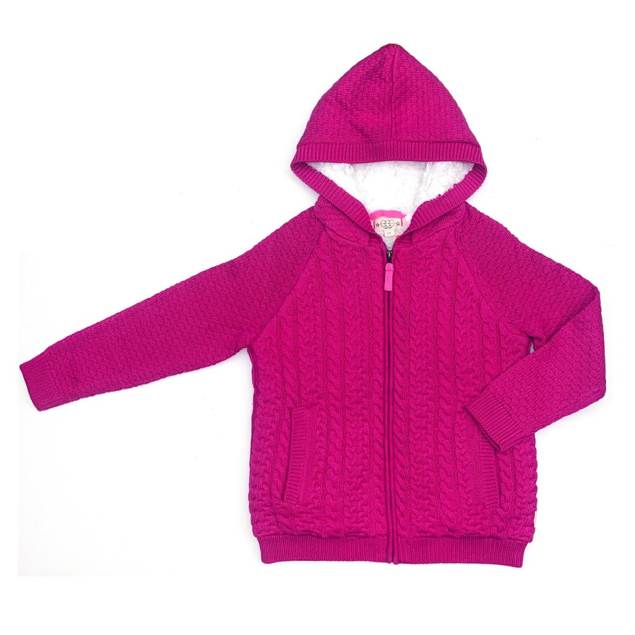 Girls EGG New York Tops | Nate Hoodie Pink