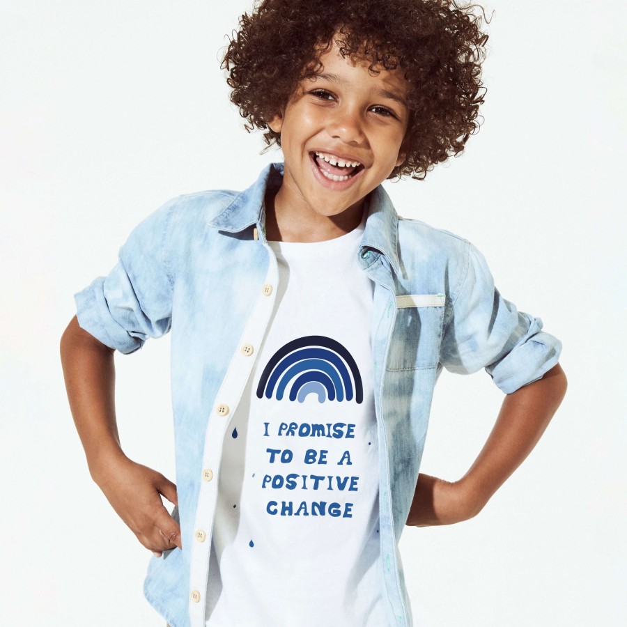 Boys EGG New York Tops | A Positive Change Tee Blue