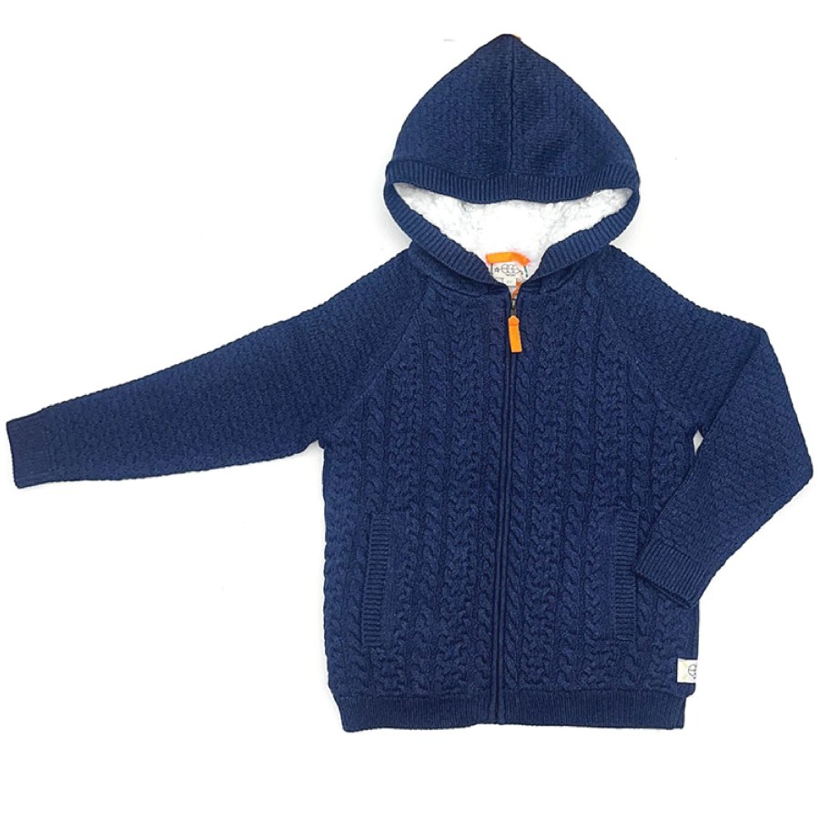 Boys EGG New York Tops | Nate Hoodie Blue