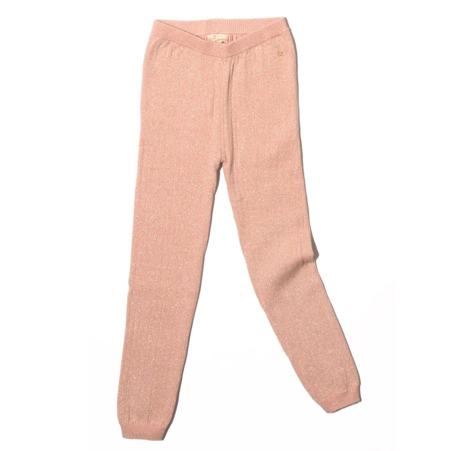 Girls EGG New York Bottoms | Ribbed Maddie Tight Rose