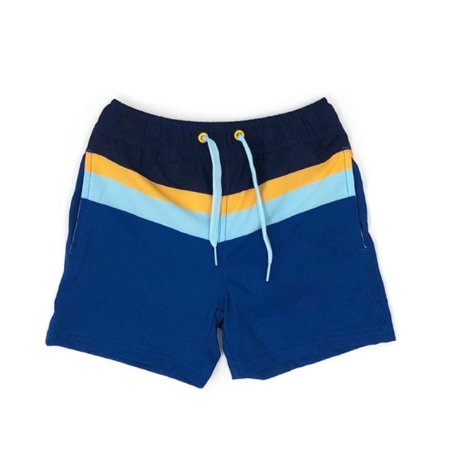 Boys EGG New York Swim | Archie Swim Trunk Cobalt