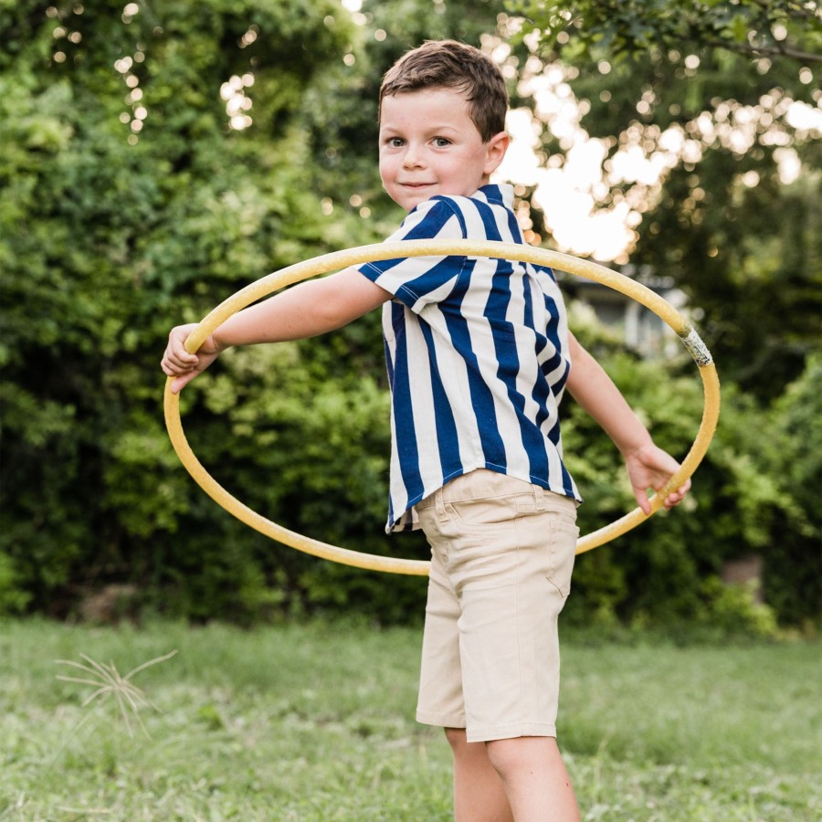 Boys EGG New York Tops | Adrian Shirt Navy Stripe