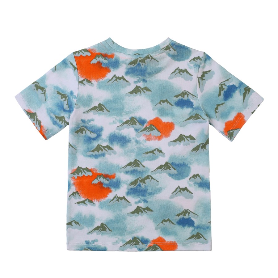 Boys EGG New York Tops | Mountain Print Damian Tee Multi