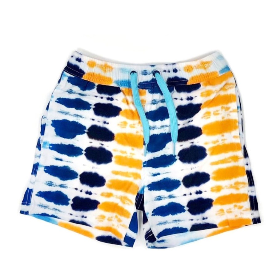 Boys EGG New York Swim | Tristan Trunk Navy Print